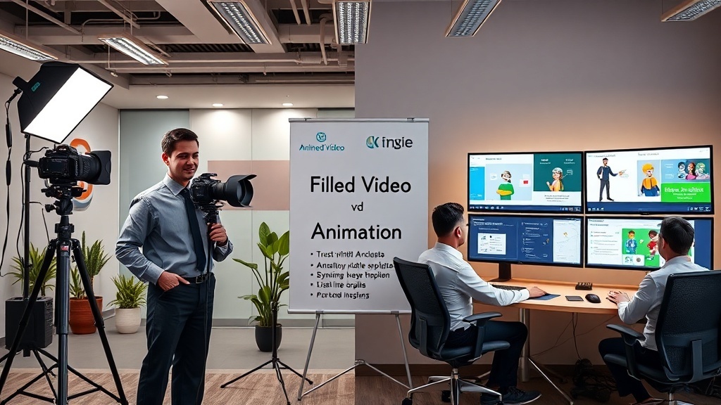 סרטון תדמית מצולם או אנימציה – מה עדיף לעסק שלך